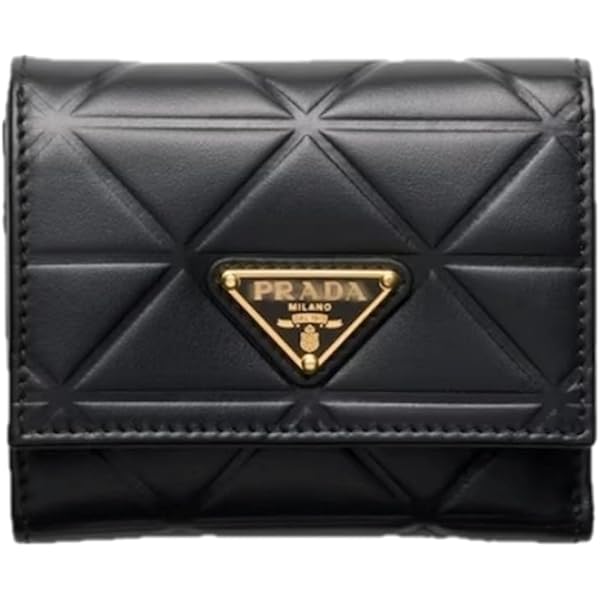 Amazon | [プラダ] 三つ折り財布 サフィアーノトライアングルロゴ ミニ